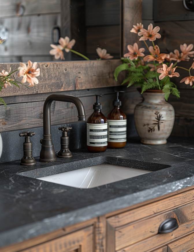 Farmhouse Single Sink Bathroom Vanity Ideas