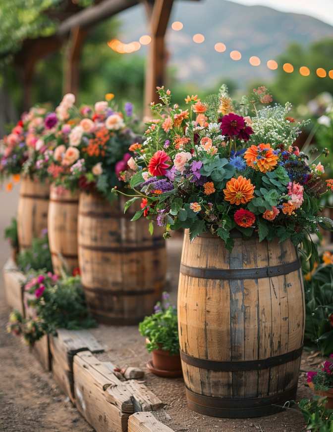 Rustic Backyard Wedding Decor Ideas