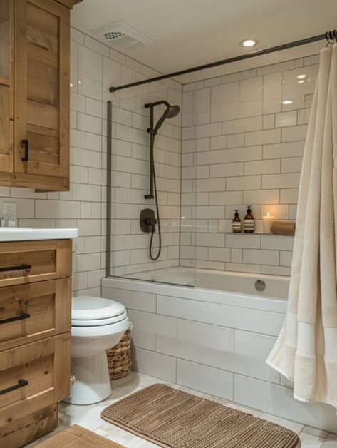Picture of 30 Small Bathroom Remodel Ideas on a Budget
