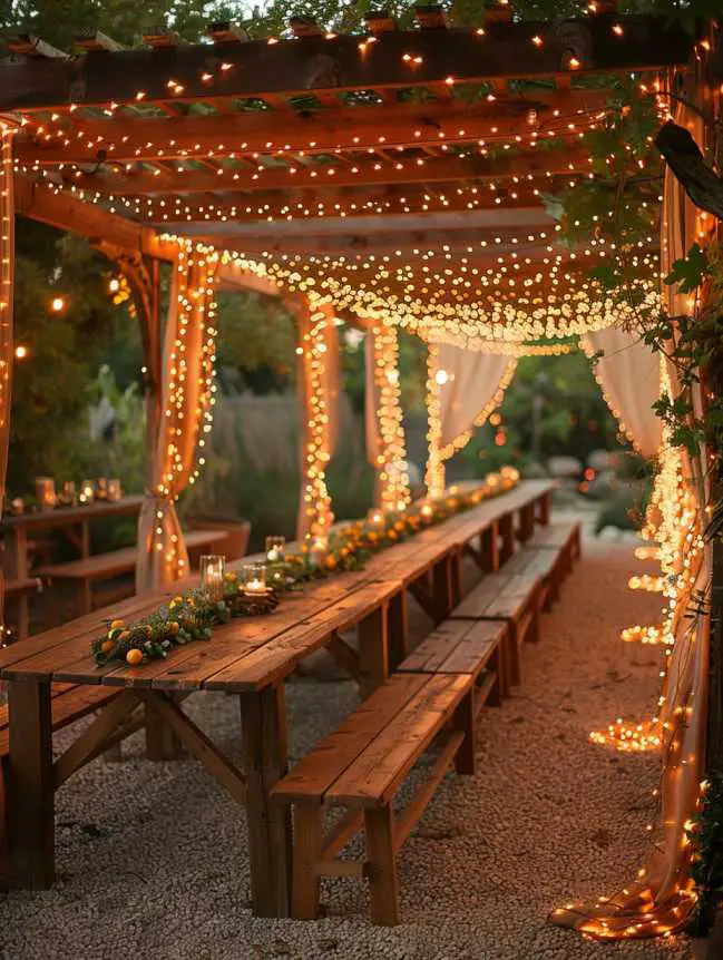 Outdoor Rustic Wedding Reception Decor Ideas