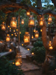 Charming Outdoor Rustic Wedding Reception Decor Ideas