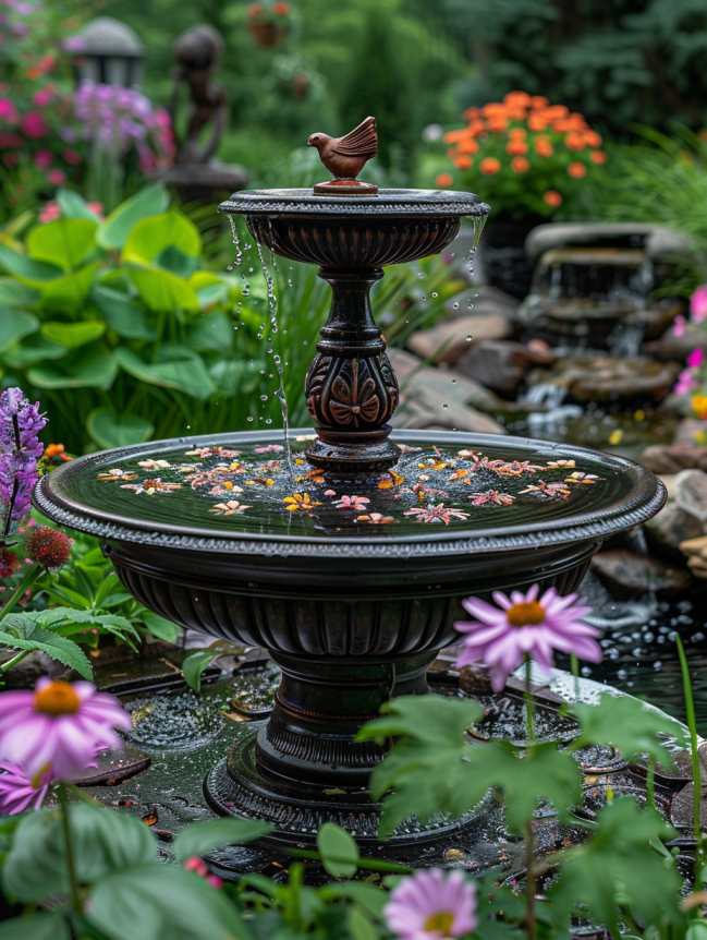 DIY Garden Fountains Ideas