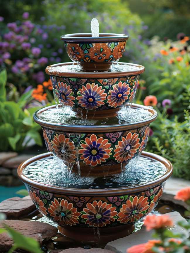DIY Garden Fountains Ideas