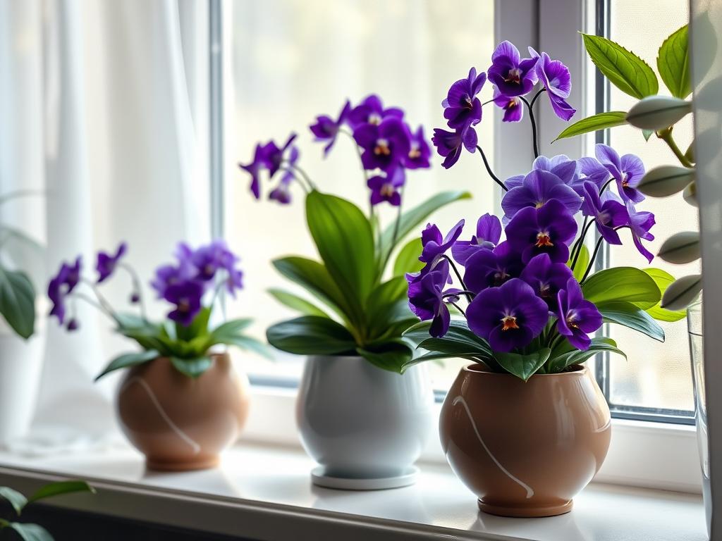 African violets as low-light blooming houseplants African violets as low-light blooming houseplants