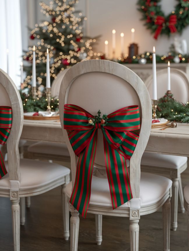 DIY Christmas Chair Decoration Ideas