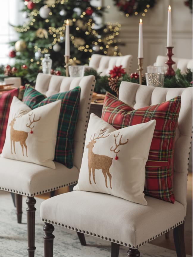 DIY Christmas Chair Decoration Ideas