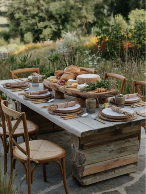 Visual Reference: 40 Unique Outdoor Dining Table Decor Ideas For 2024