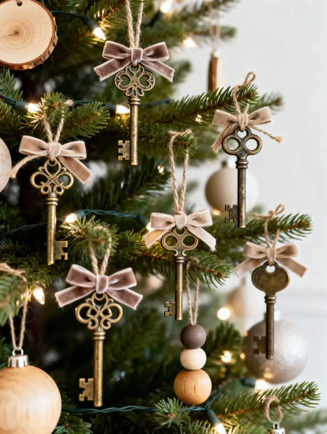 Traditional Farmhouse Christmas Tree Decor Ideas