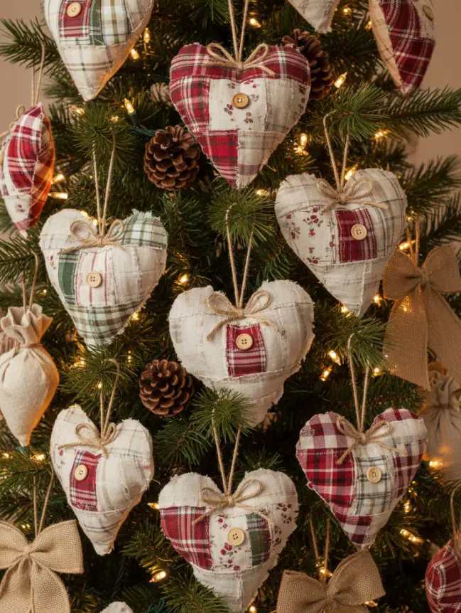 Traditional Farmhouse Christmas Tree Decor Ideas