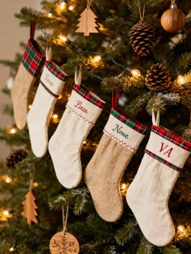 Traditional Farmhouse Christmas Tree Decor Ideas