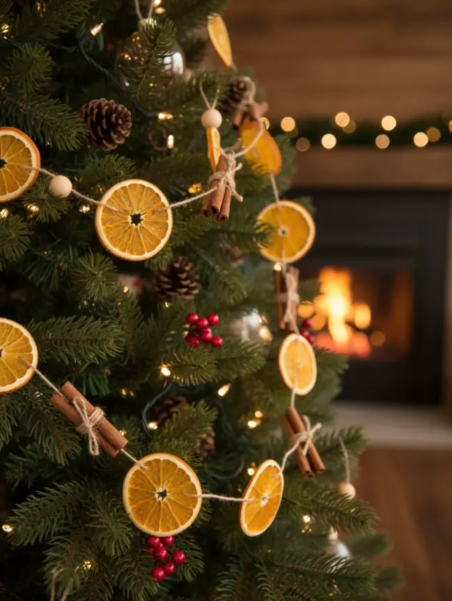 Traditional Farmhouse Christmas Tree Decor Ideas