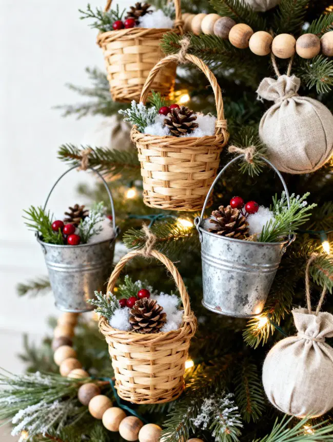 Traditional Farmhouse Christmas Tree Decor Ideas