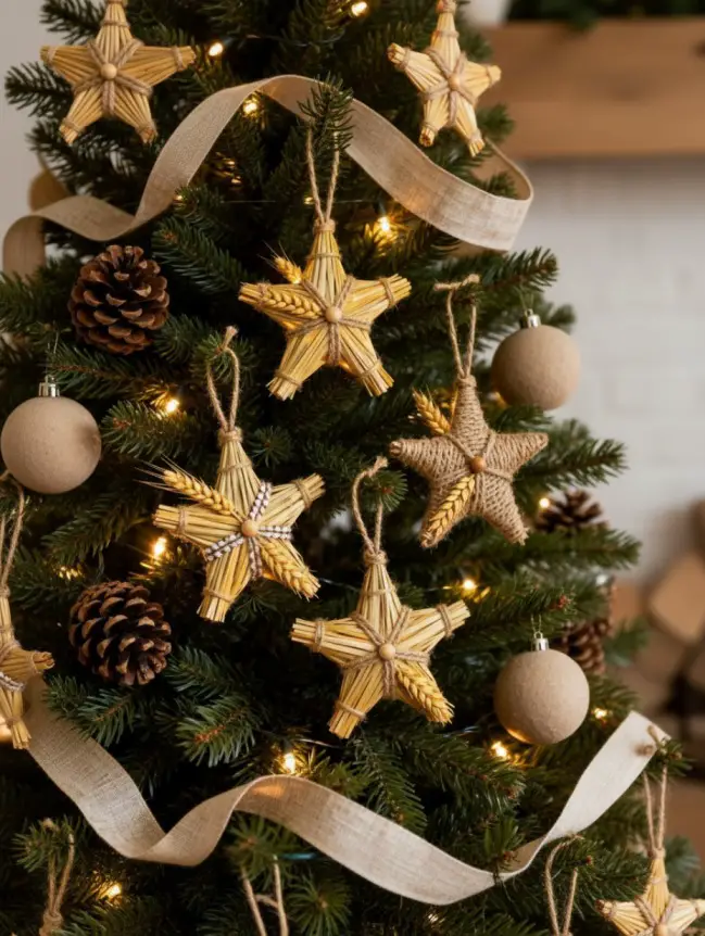 Traditional Farmhouse Christmas Tree Decor Ideas