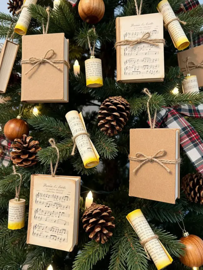 Traditional Farmhouse Christmas Tree Decor Ideas