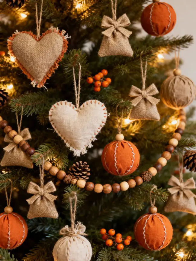 Traditional Farmhouse Christmas Tree Decor Ideas