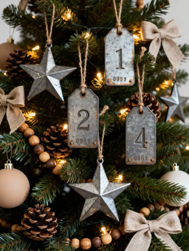 Traditional Farmhouse Christmas Tree Decor Ideas