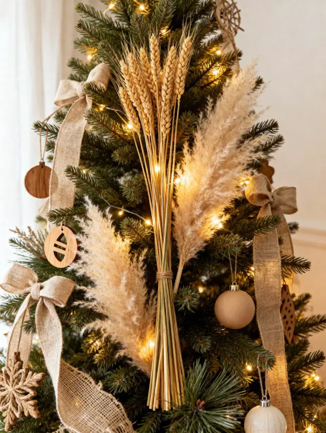 Traditional Farmhouse Christmas Tree Decor Ideas
