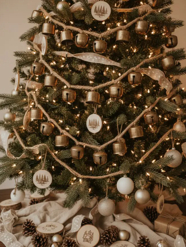 Traditional Farmhouse Christmas Tree Decor Ideas