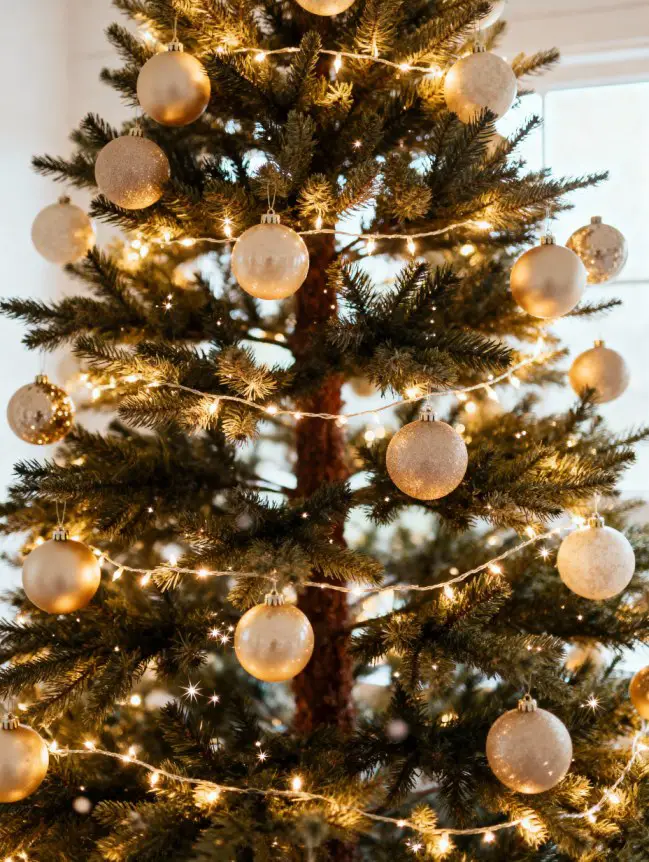 Traditional Farmhouse Christmas Tree Decor Ideas