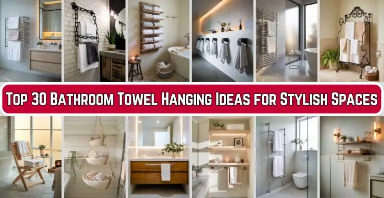 Top 30 Bathroom Towel Hanging Ideas for Stylish Spaces