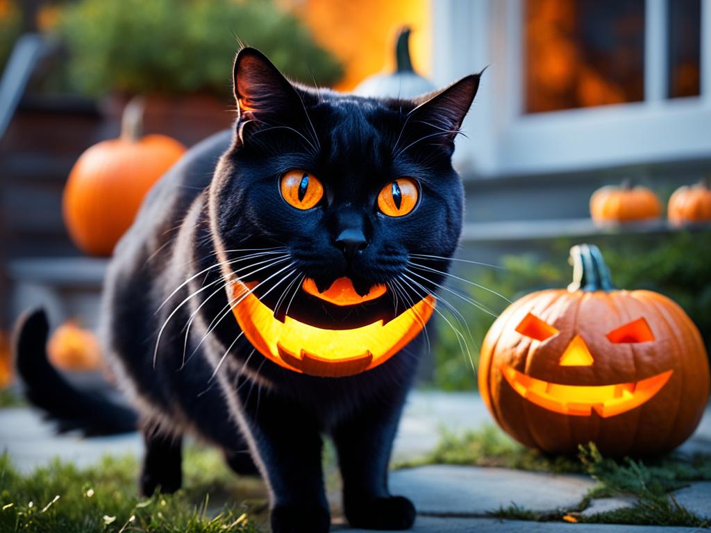 cat behavior during Halloween cat behavior during Halloween