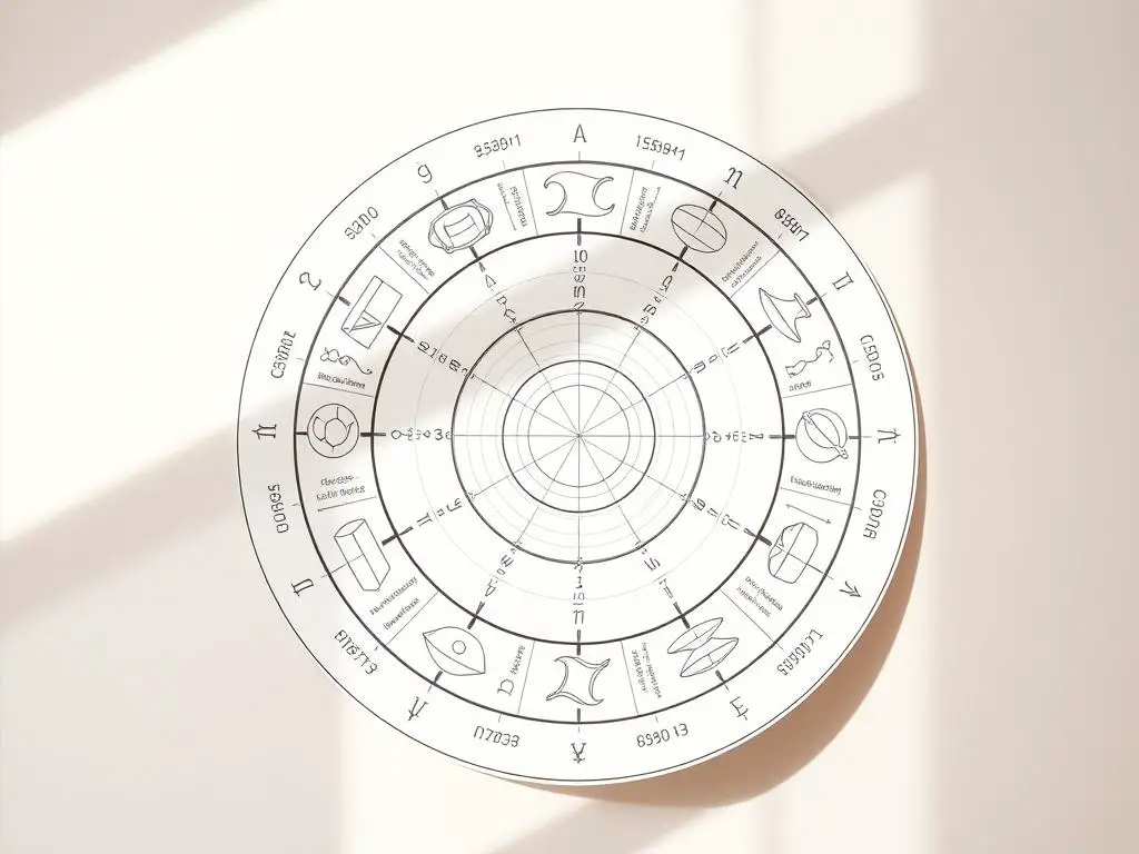 birth chart basics diagram showing astrological components