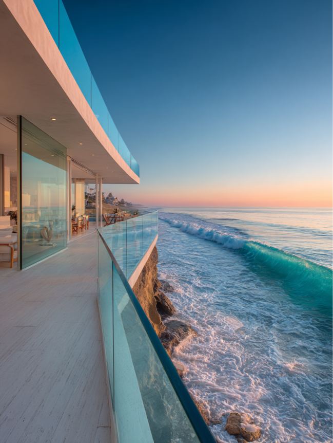 modern beach mansion house design
