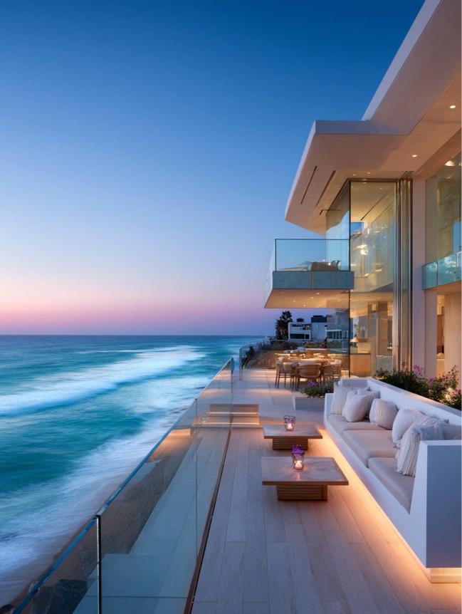 modern beach mansion house design