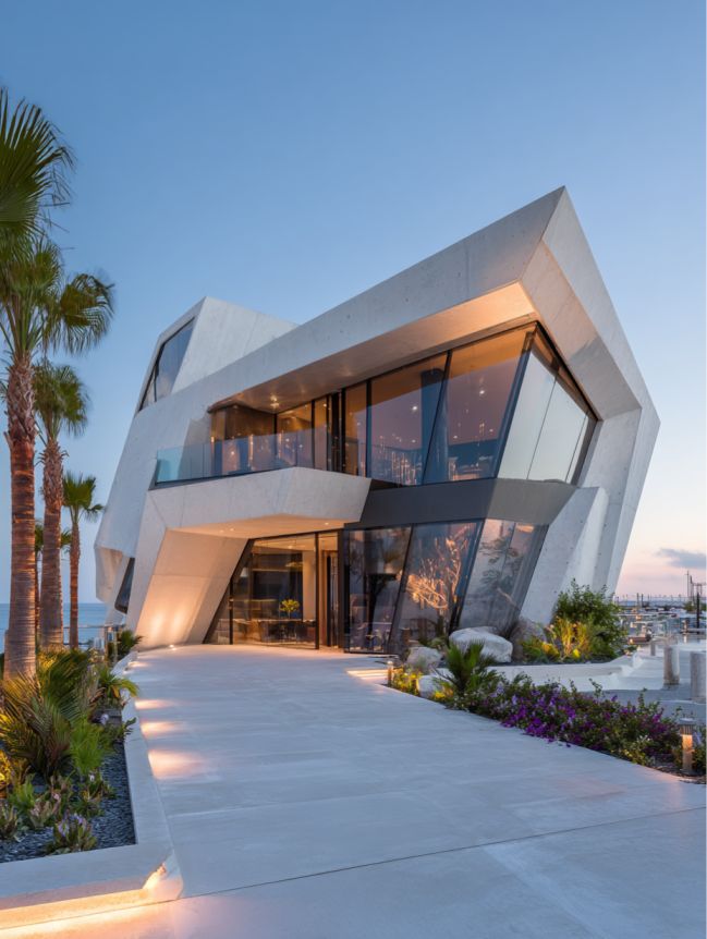 modern beach mansion house design