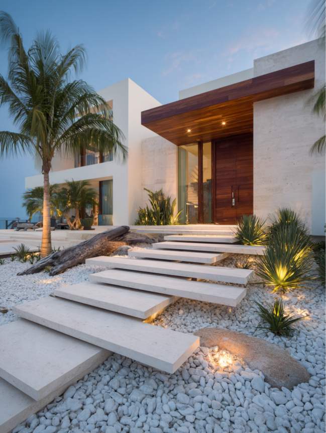 modern beach mansion house design