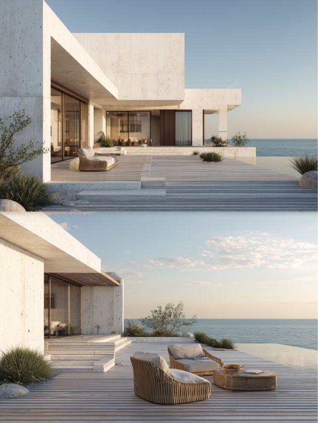 modern beach mansion house design