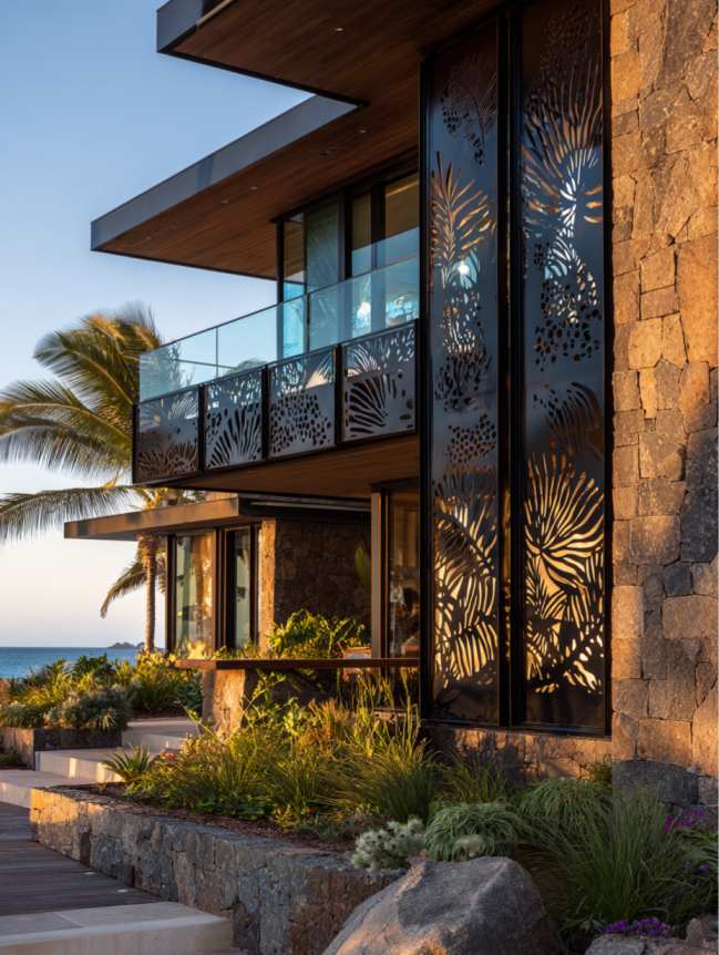 modern beach mansion house design