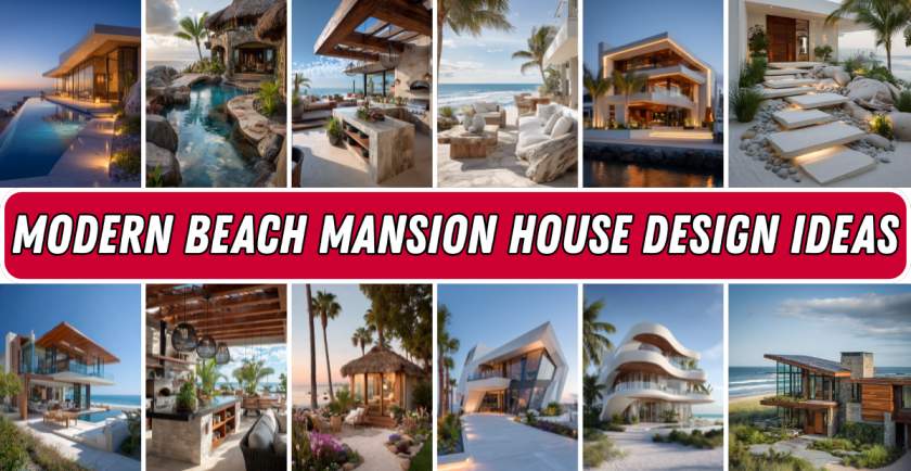 modern beach mansion house design