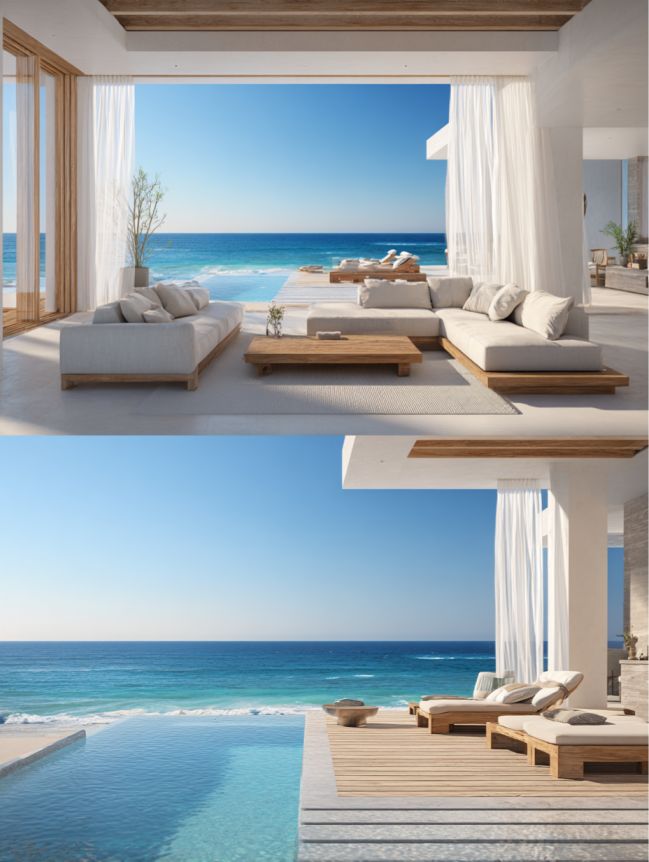 modern beach mansion house design