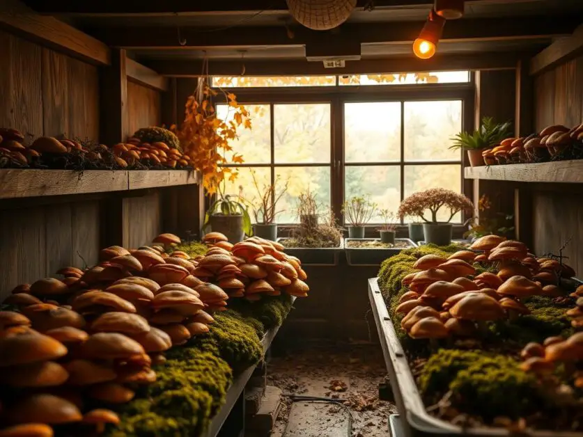 Fall Mushroom Garden