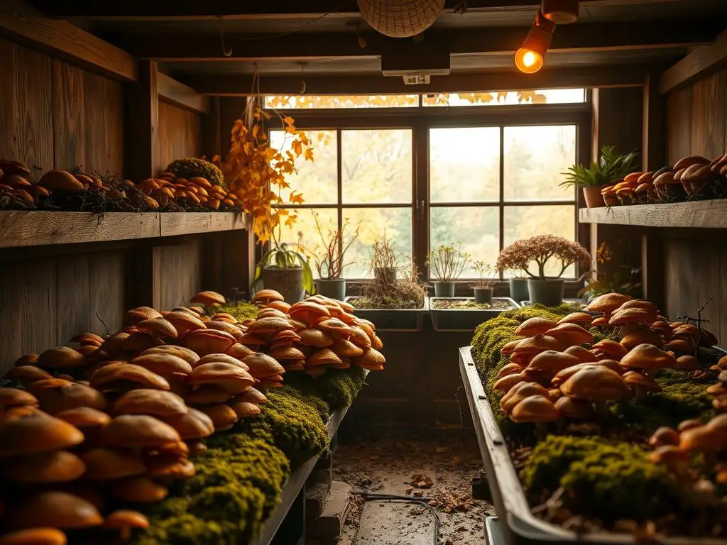 Fall Mushroom Garden