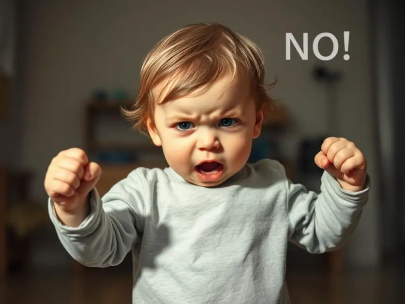 Toddler Saying No