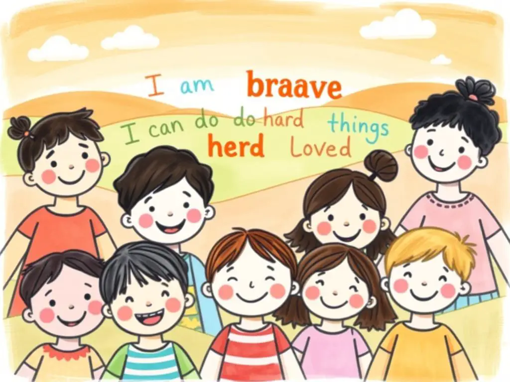 age-appropriate affirmations for children