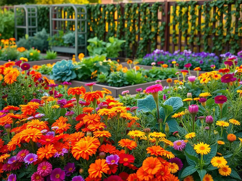 autumn edible flower garden planning