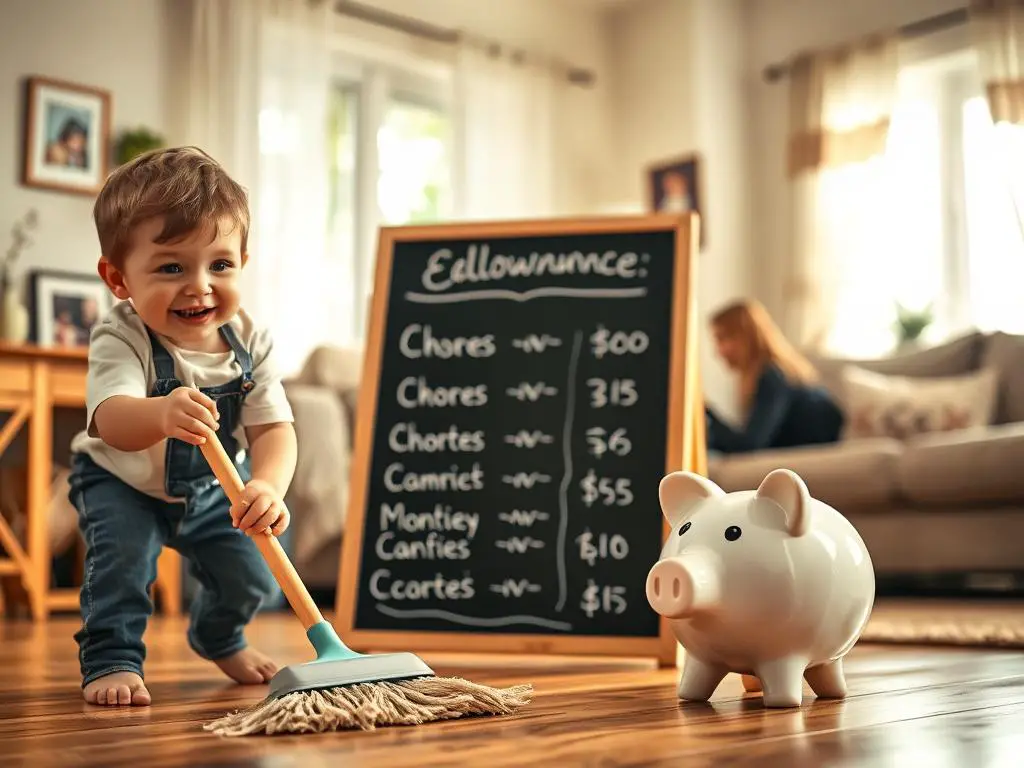 money lessons for kids earning through chores