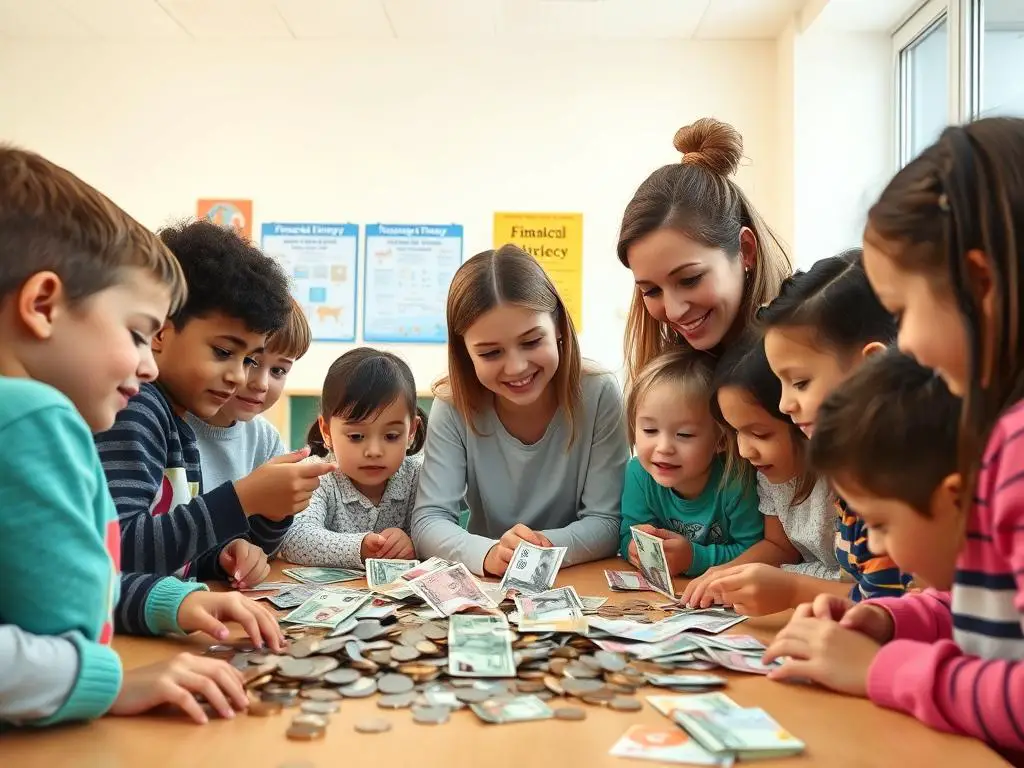 teaching kids the value of money through different currency types