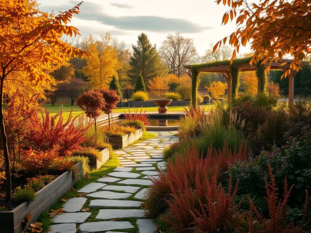 therapeutic garden design autumn landscaping