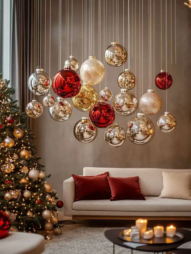 DIY Large Wall Christmas Decoration Ideas