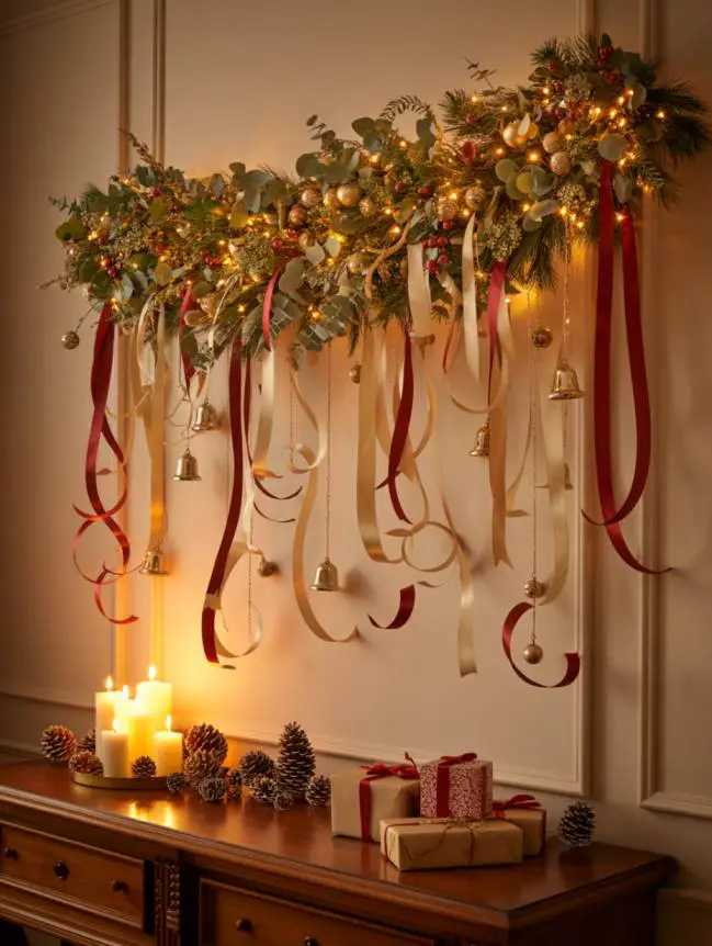 DIY Large Wall Christmas Decoration Ideas