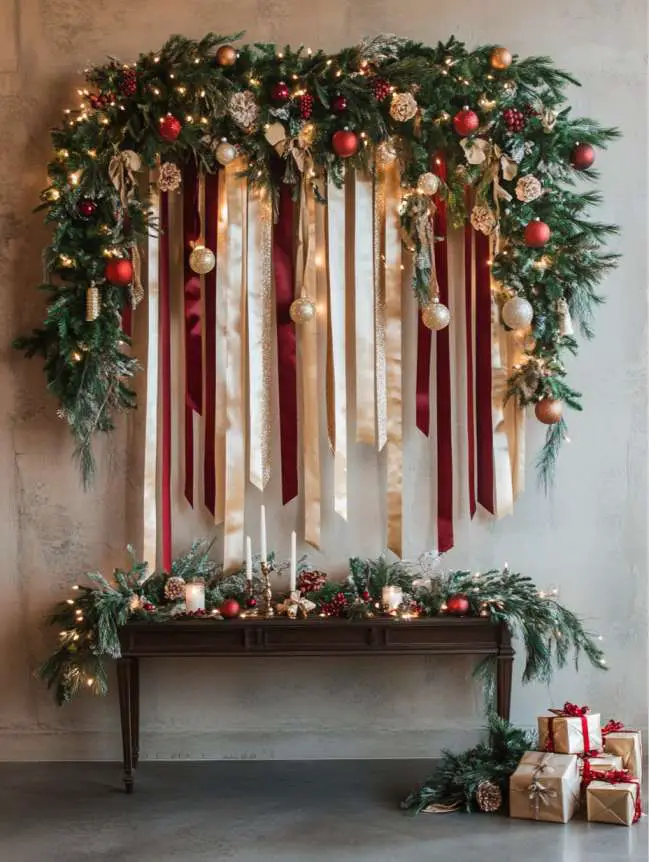 DIY Large Wall Christmas Decoration Ideas