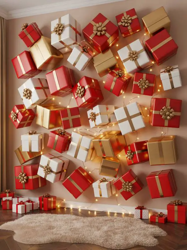 DIY Large Wall Christmas Decoration Ideas