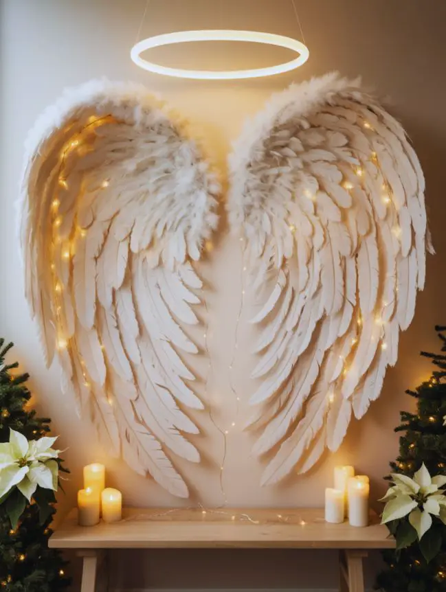 DIY Large Wall Christmas Decoration Ideas