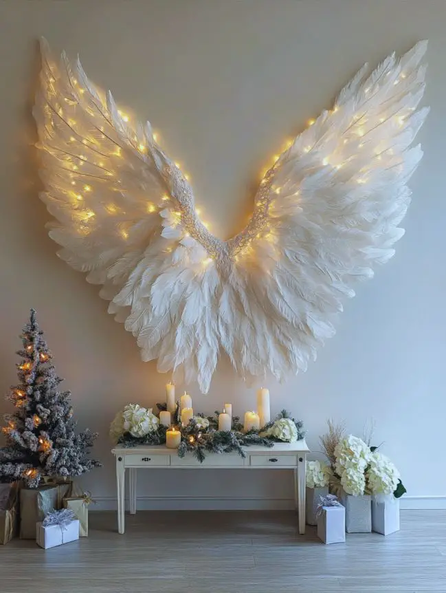 DIY Large Wall Christmas Decoration Ideas