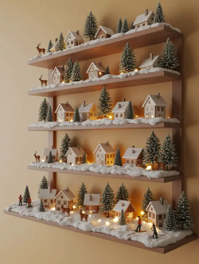 DIY Large Wall Christmas Decoration Ideas
