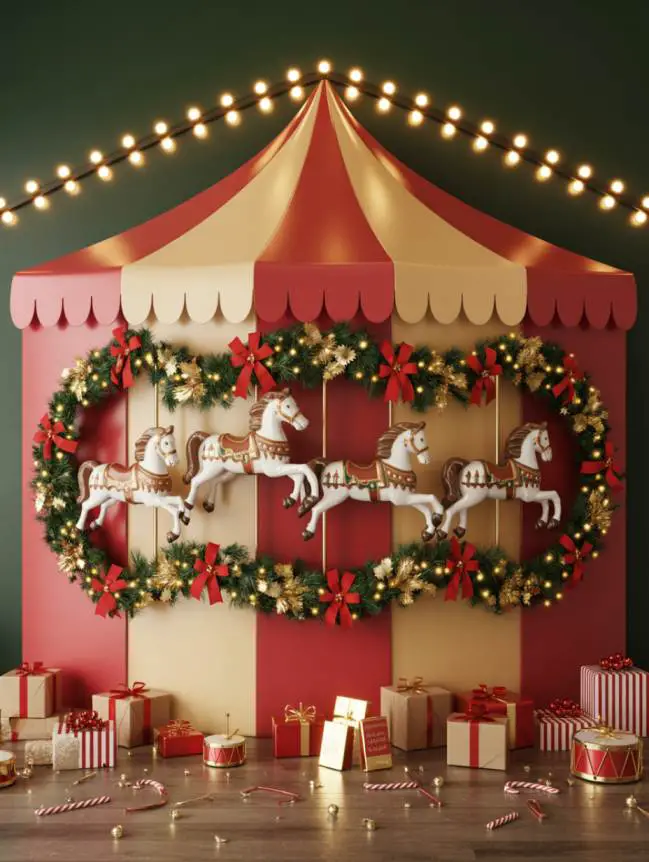 DIY Large Wall Christmas Decoration Ideas